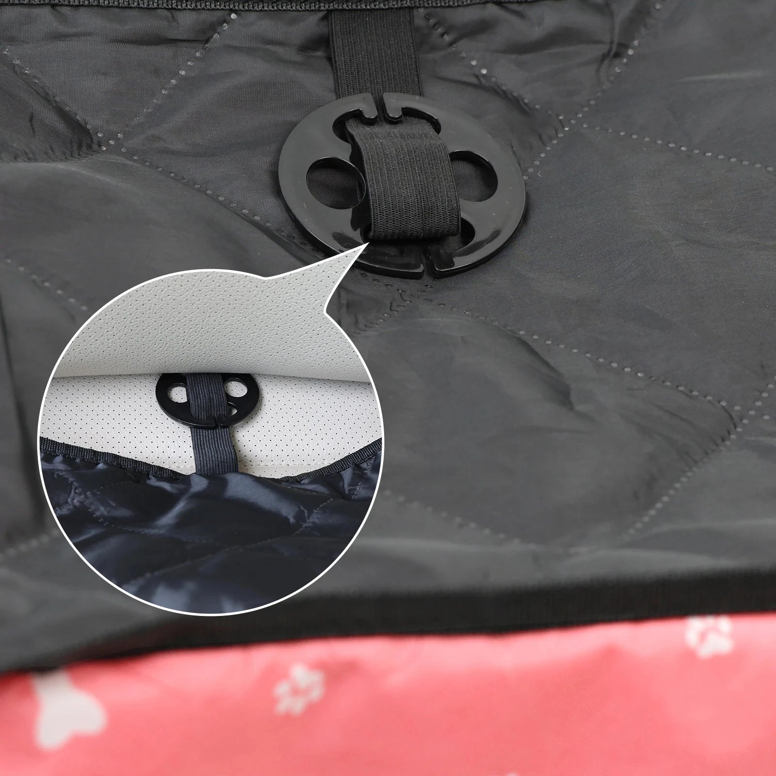 CURAPETS ComfortRide Car Seat with Storage Pockets