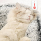 CURAPETS Plush Cave Nest Pet Bed