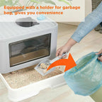 CURAPETS Foldable Enclosed Cat Litter Box