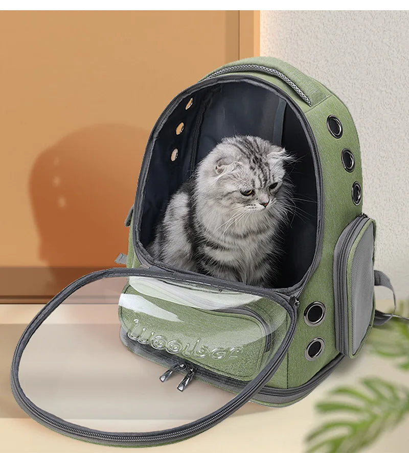 CURAPETS ClearView Travel Cat Carrier Backpack