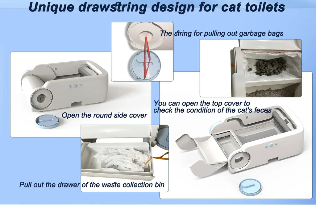 CURAPETS Smart Open Automatic Litter Box