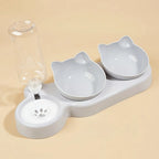 CURAPETS Anti-Tip Cat Bowl Feeder
