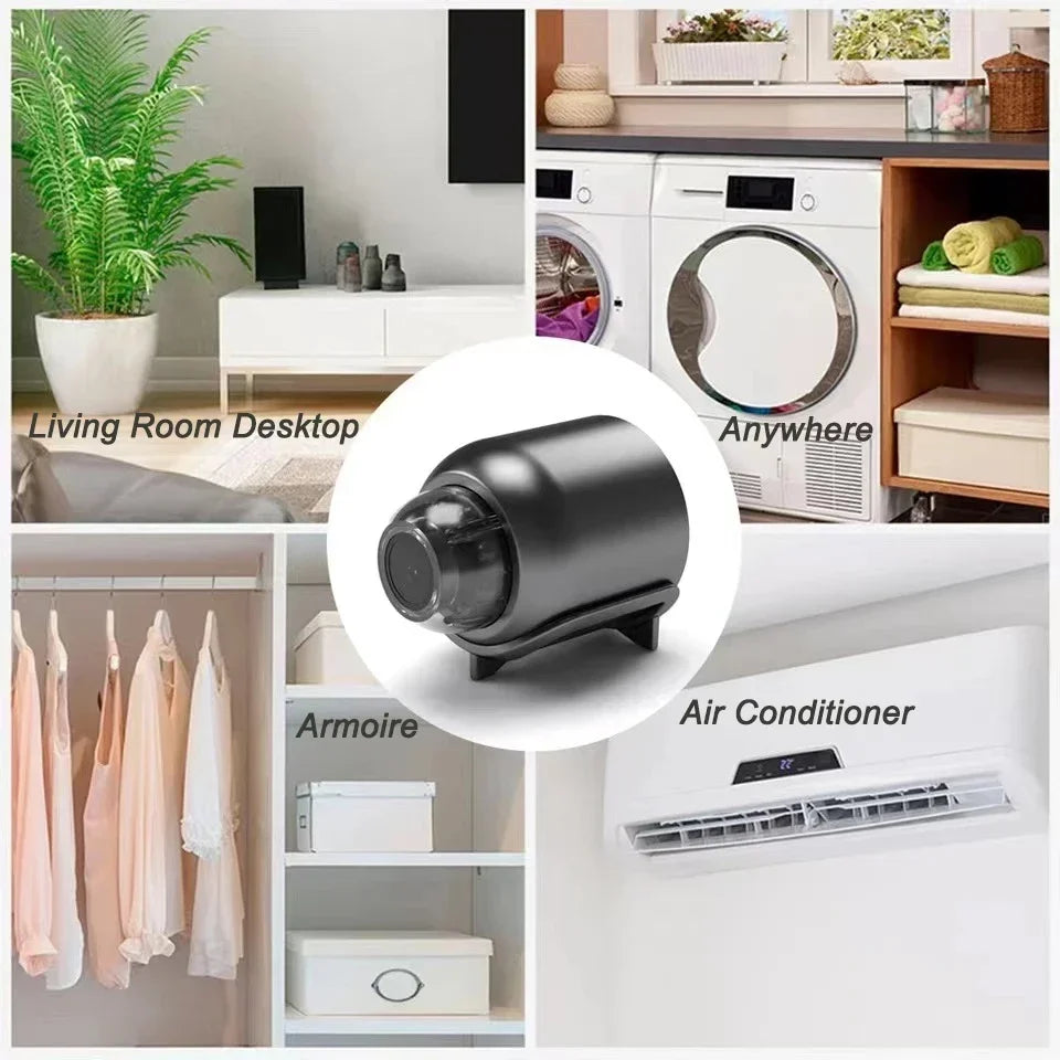 CURAPETS 1080P Mini WiFi Pet Monitor Camera