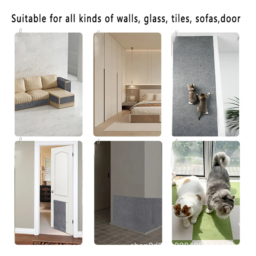 CURAPETS Trimmable Self-Adhesive Cat Scratching Mat