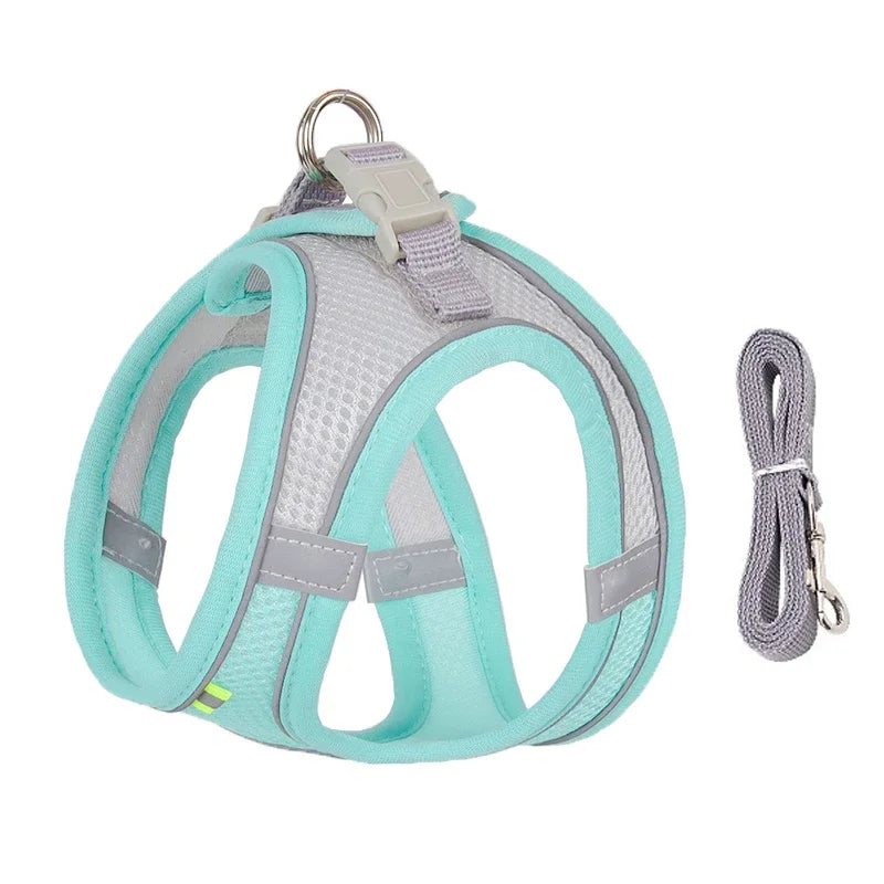 CURAPETS Reflective Puppy Harness & Leash Set