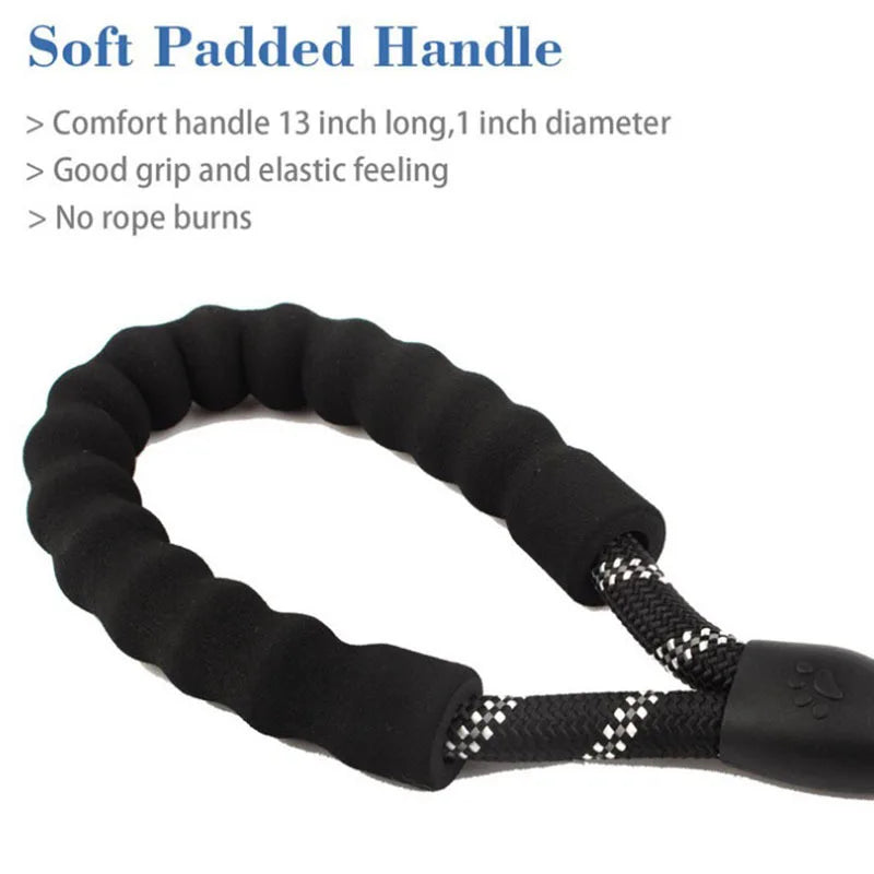 CURAPETS Reflective Comfort Dog Leash