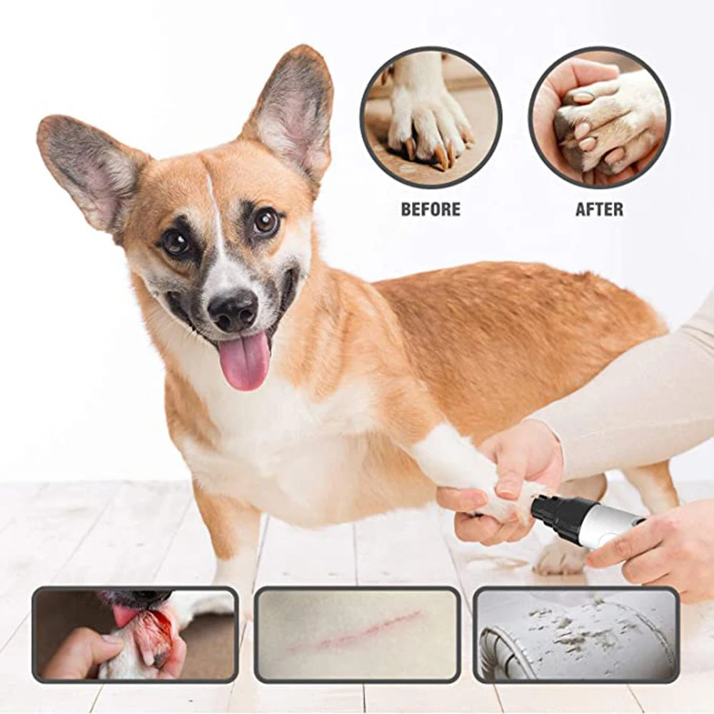 CURAPETS Gentle Electric Pet Nail Grinder