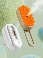 CURAPETS Steamy Electric Grooming Brush