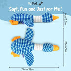CURAPETS Plush Goose Squeak Chew Toy