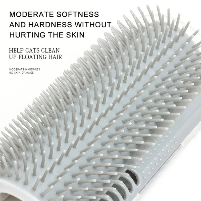 CURAPETS Cat Corner Massage Grooming Brush