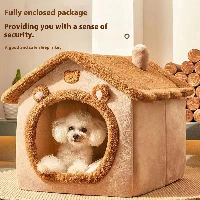 CURAPETS Teddy House Pet Bed