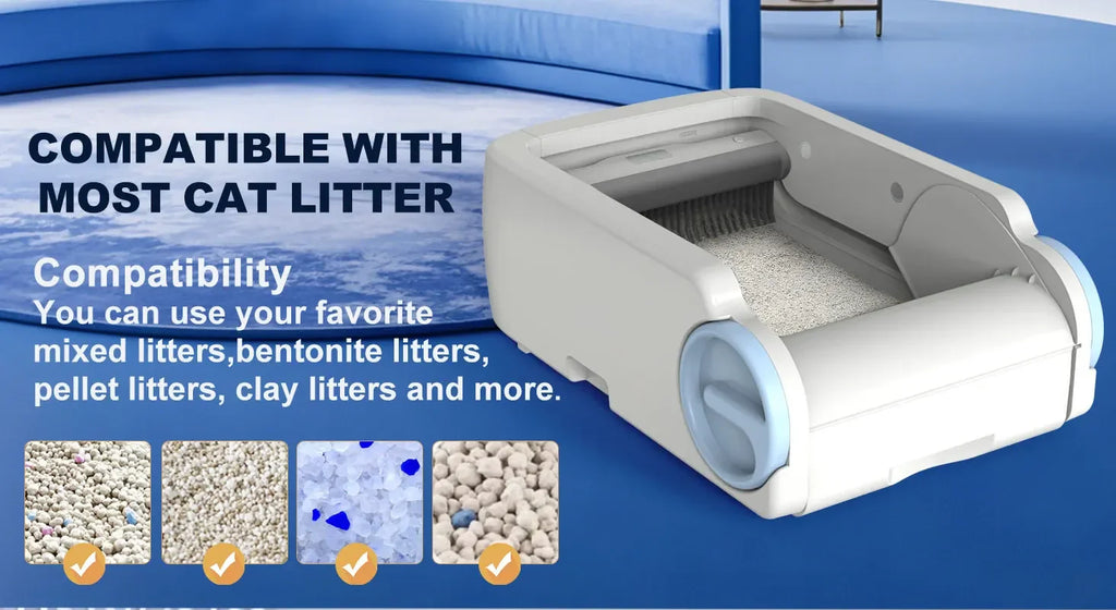 CURAPETS Smart Open Automatic Litter Box