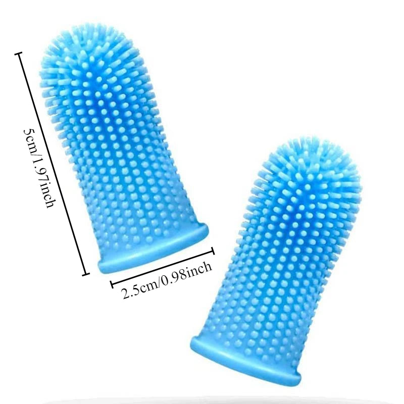 CURAPETS 360° Silicone Finger Toothbrush