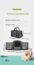 CURAPETS Foldable Travel Pet Carrier Bag