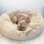 CURAPETS Plush Donut Calming Pet Bed