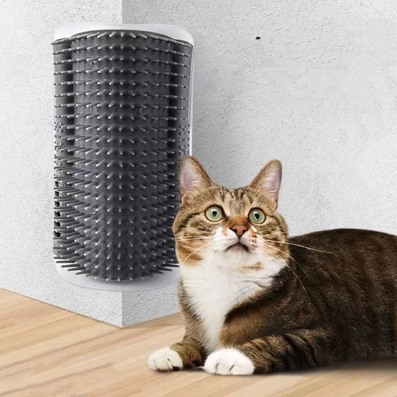 CURAPETS Cat Corner Massage Grooming Brush