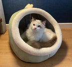 CURAPETS Deep Sleep Cat Cave Bed
