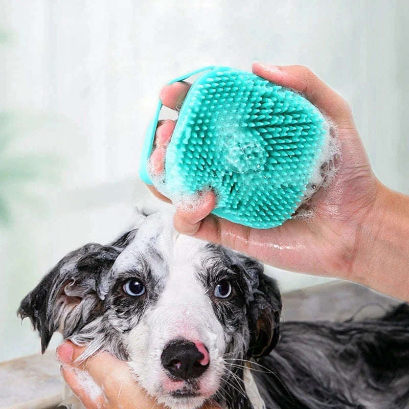 CURAPETS Silicone Pet Bathing Brush