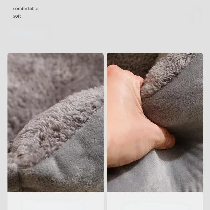 CURAPETS Winter Plush Plush Cat Bed