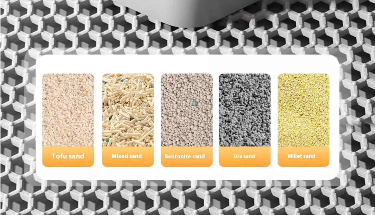 CURAPETS Extra Large Waterproof Litter Mat