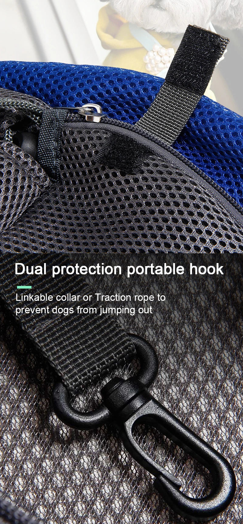 CURAPETS Mesh Sling Pet Carrier