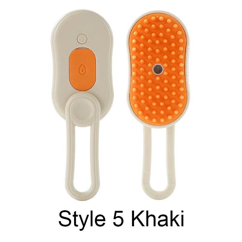 CURAPETS Steamy Electric Grooming Brush