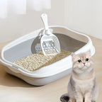 CURAPETS Semi-Enclosed Spatter-Proof Litter Box