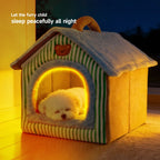 CURAPETS Cozy Foldable Pet Cave Bed