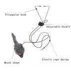 CURAPETS Doorway Plush Hanging Cat Toy