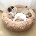 CURAPETS Plush Donut Calming Pet Bed