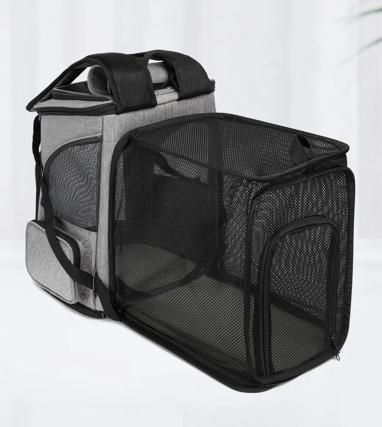 CURAPETS Expandable Pet Carrier Backpack