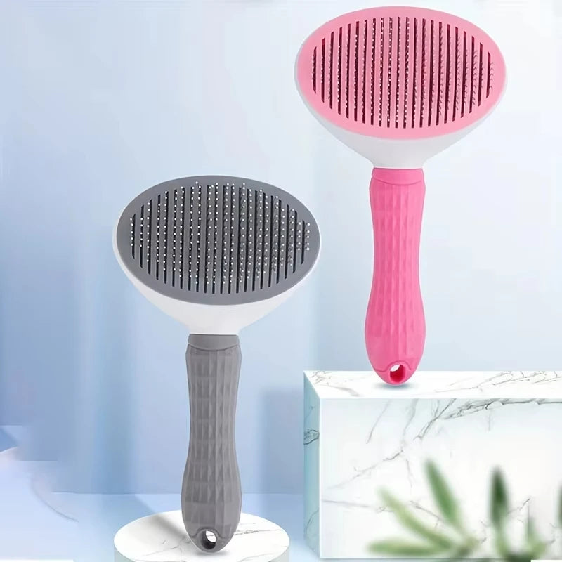 CURAPETS Self-Cleaning Grooming Brush