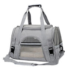 CURAPETS Foldable Mesh Pet Travel Carrier