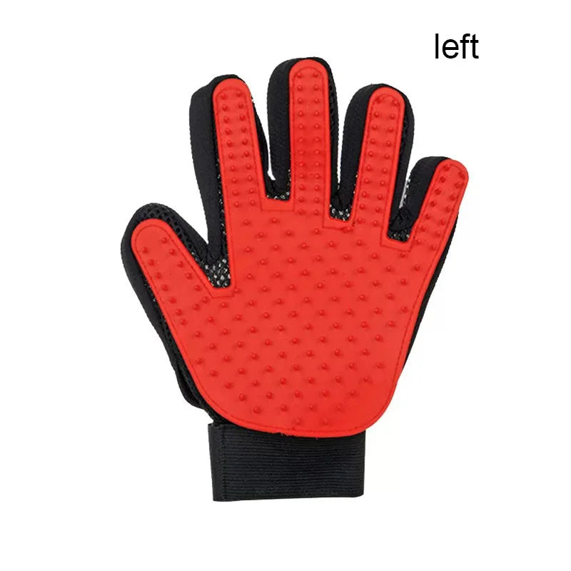 CURAPETS Silicone Deshedding Grooming Glove
