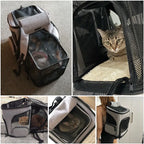 CURAPETS Expandable Pet Carrier Backpack