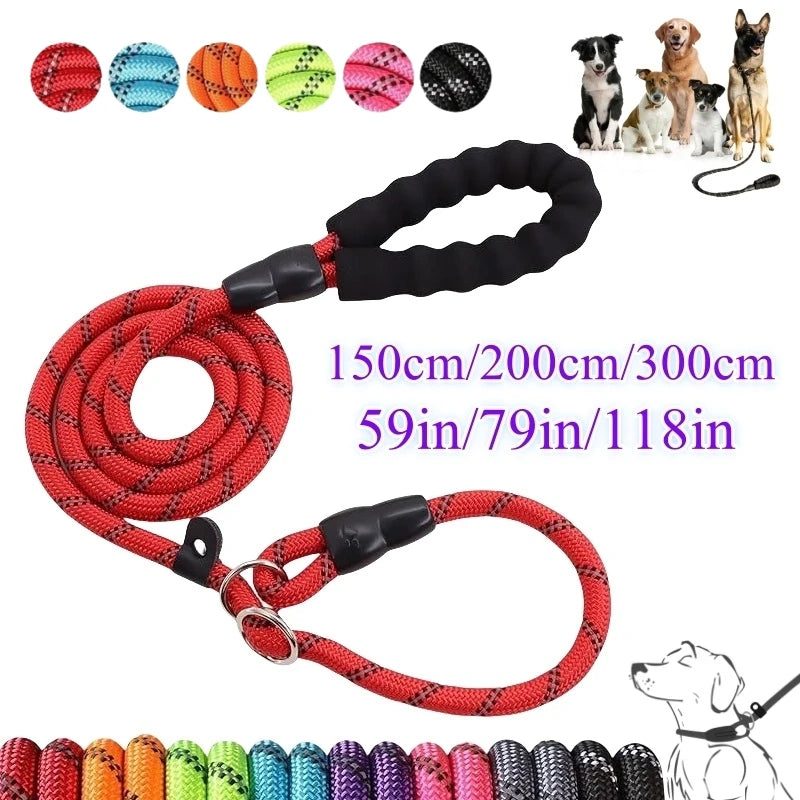 CURAPETS Reflective Rope Dog Leash