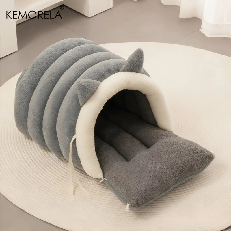 CURAPETS Cozy Cat Ear Enclosed Bed