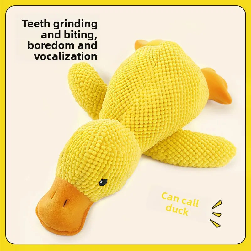 CURAPETS Calming Duck Plush Dog Toy