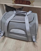 CURAPETS Foldable Mesh Pet Travel Carrier