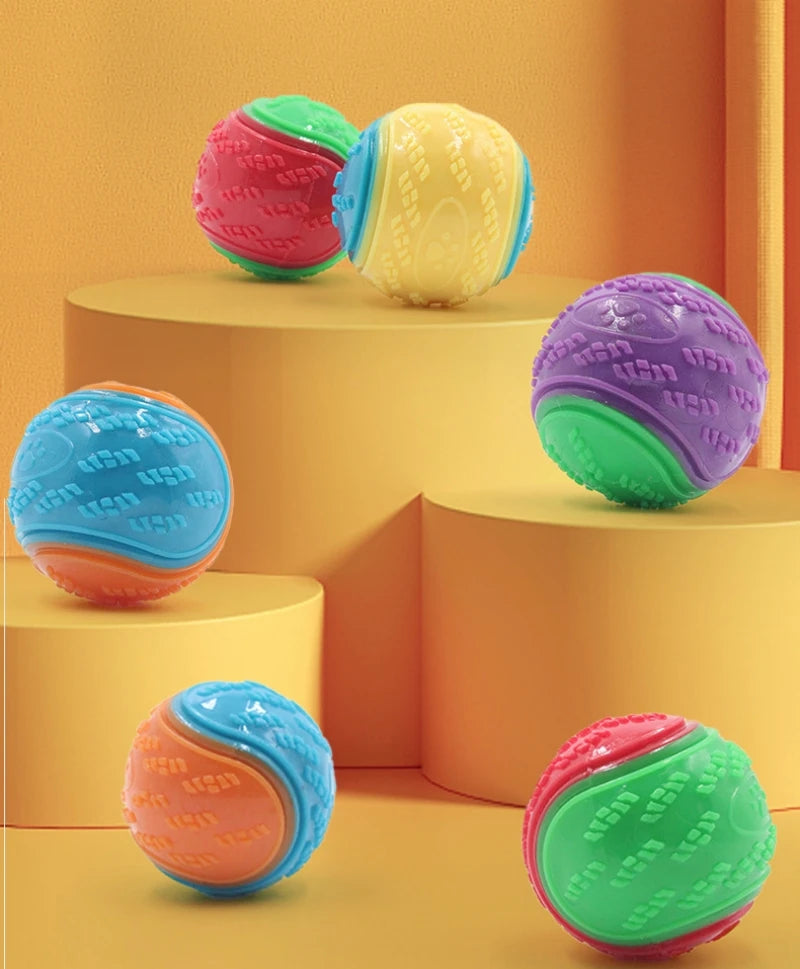 CURAPETS Squeaky TPR Dog Ball Toy