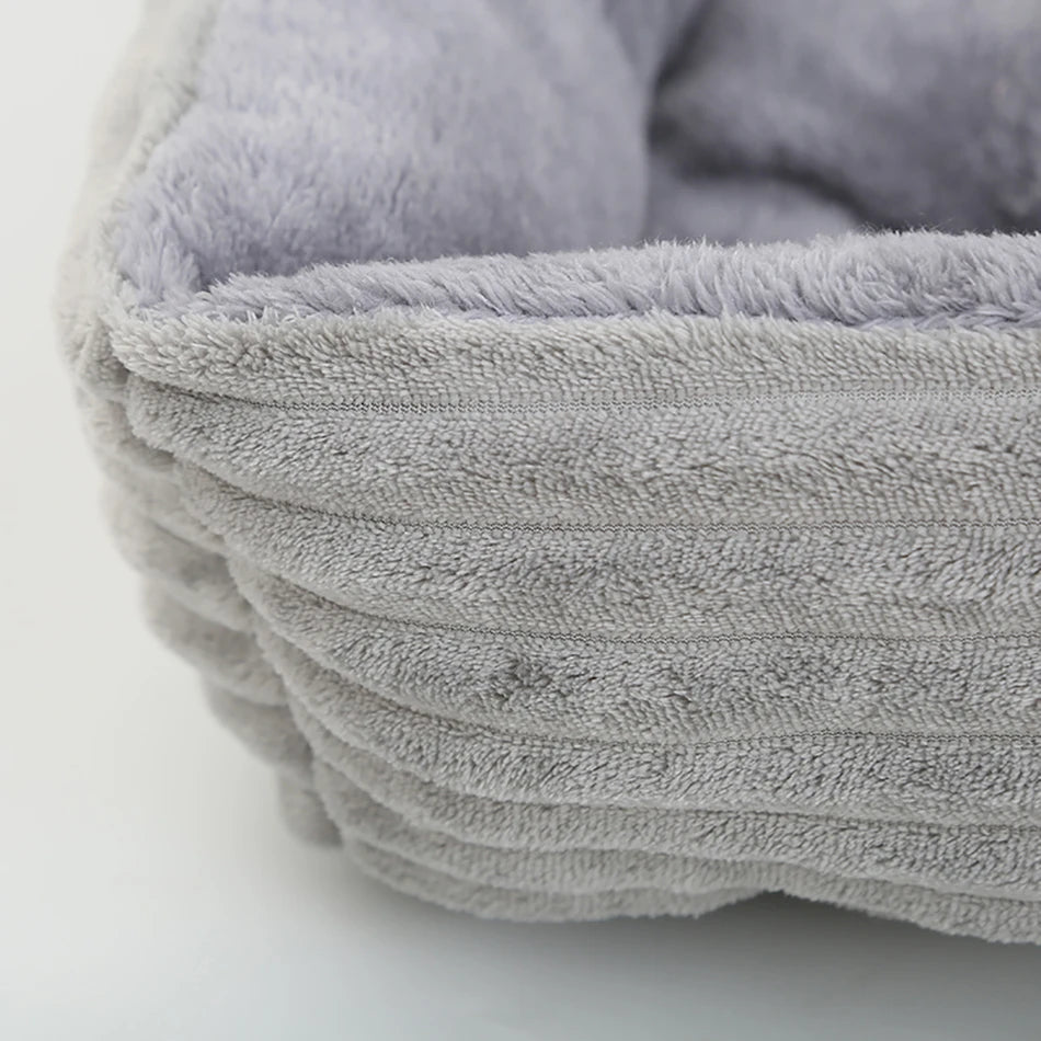 CURAPETS Calming Plush Square Pet Bed
