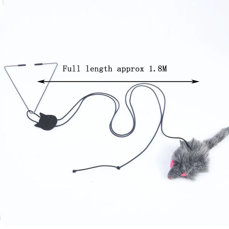 CURAPETS Doorway Plush Hanging Cat Toy