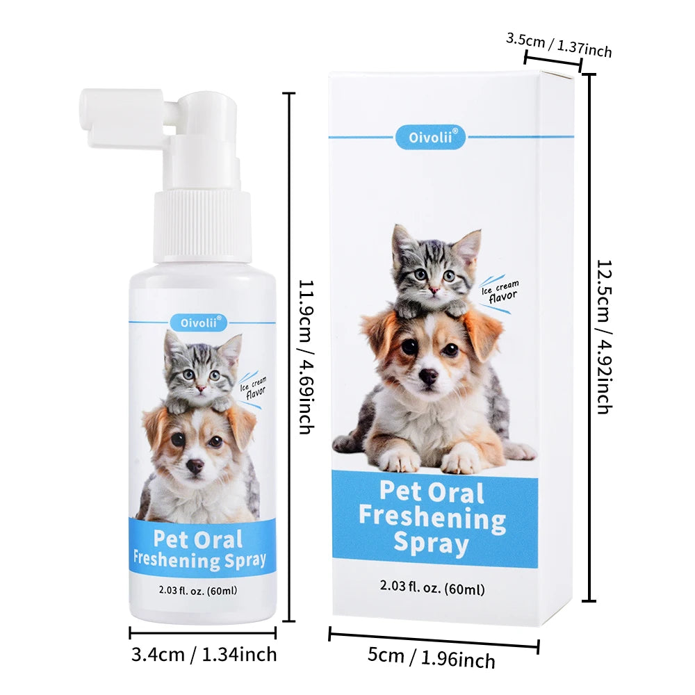 CURAPETS FreshBreath Oral Hygiene Spray 60ml