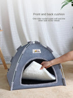 CURAPETS Foldable Pet Tent House Bed