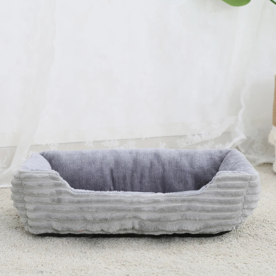 CURAPETS Calming Plush Square Pet Bed