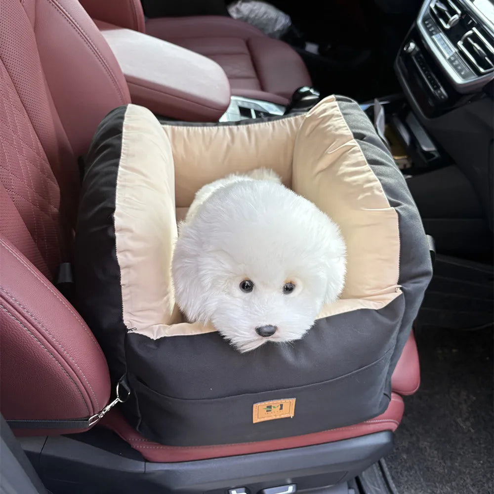 CURAPETS SafeRide Plush Pet Car Seat