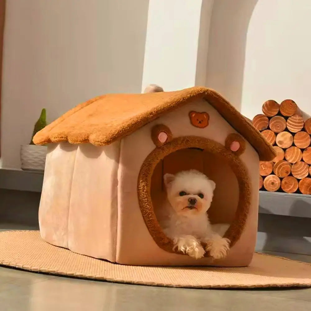 CURAPETS Cozy Warm Pet House Bed