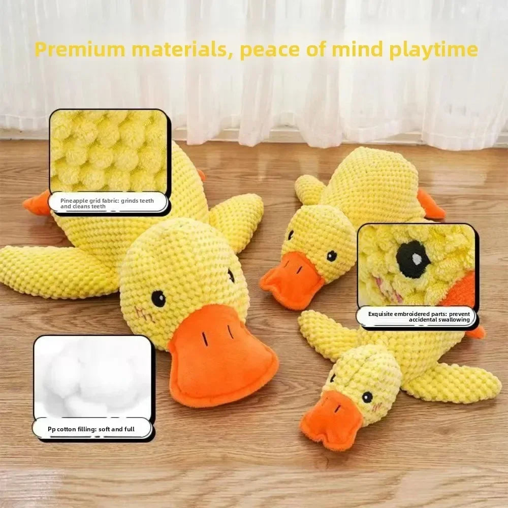 CURAPETS Calming Duck Plush Dog Toy