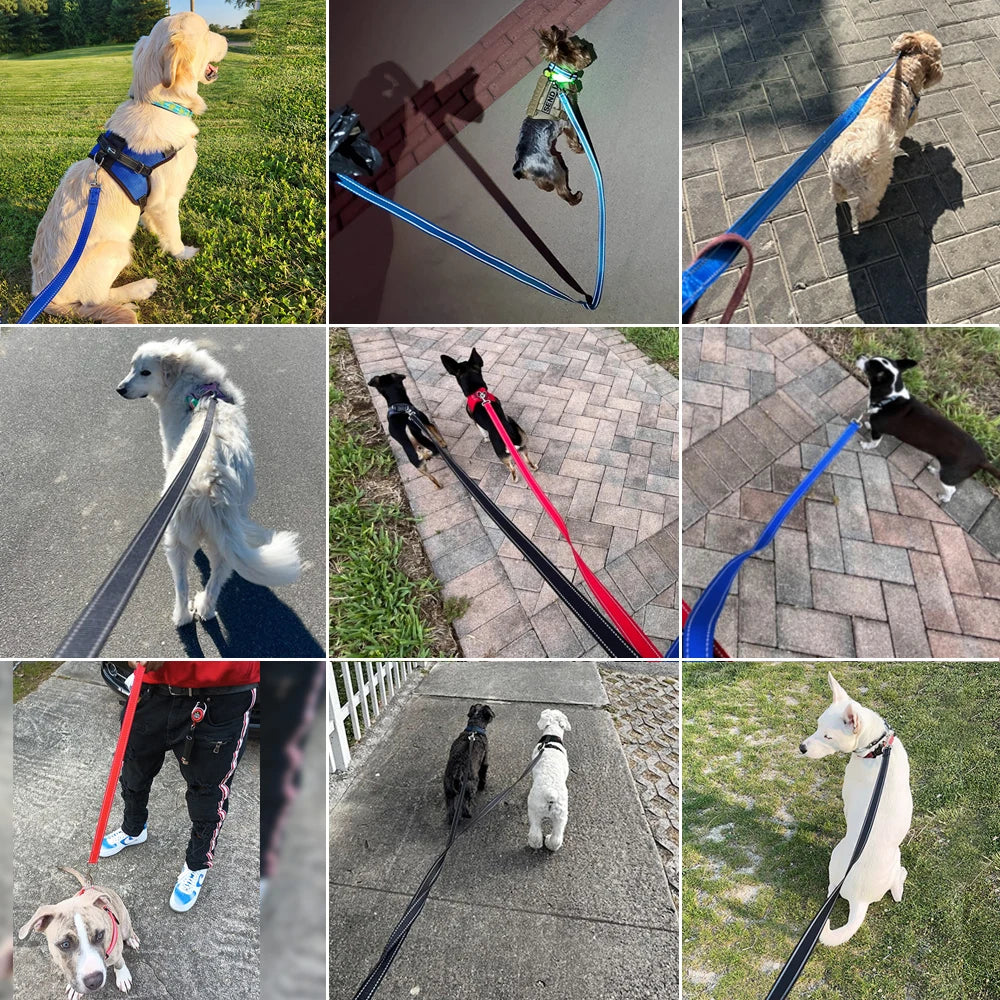 CURAPETS Reflective Training Leash