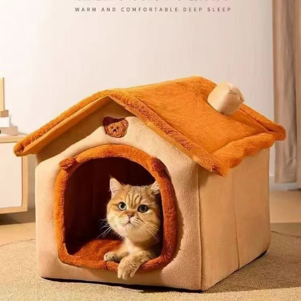 CURAPETS Teddy House Pet Bed